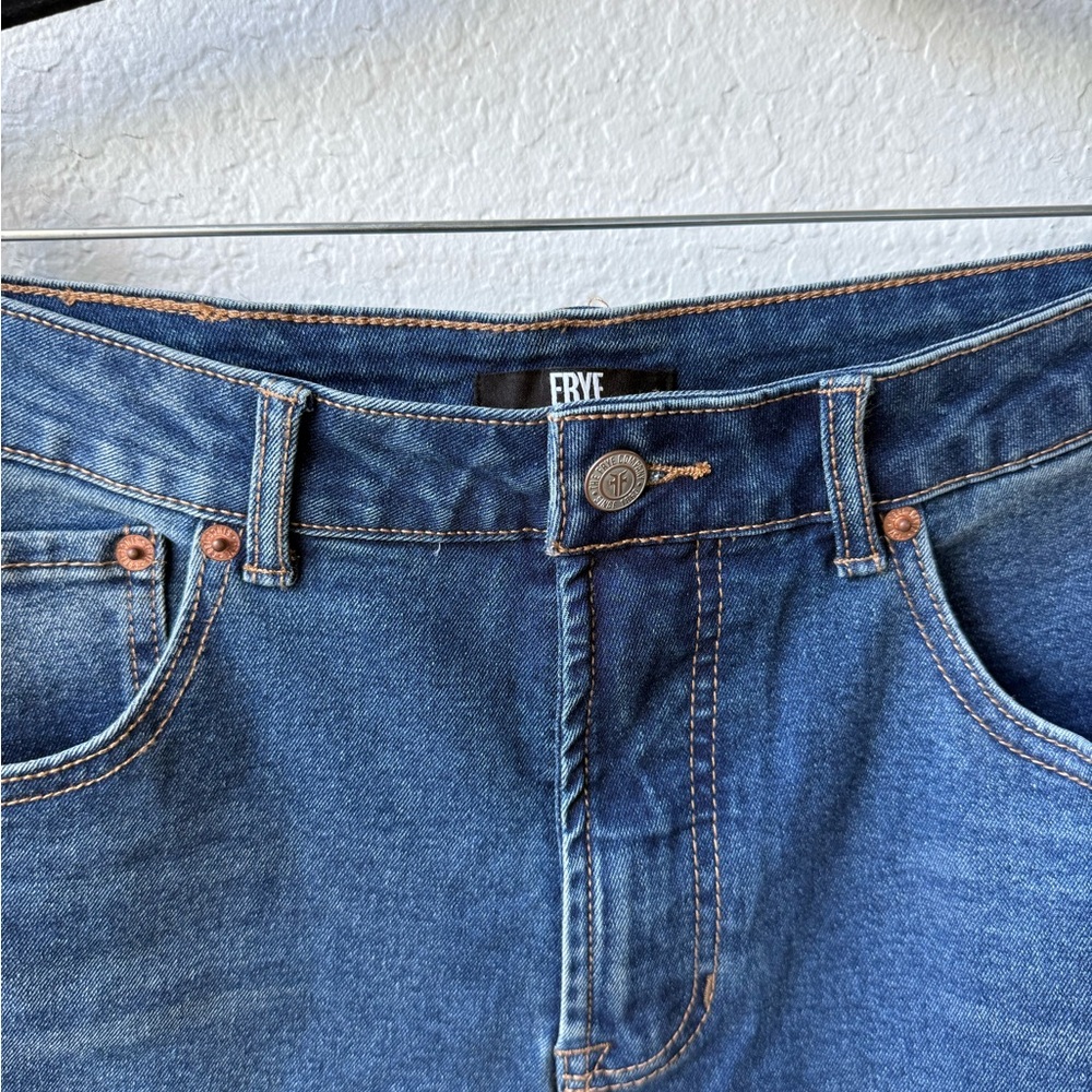 **FINAL PRICE** NWT 🏷️ FRYE HIGH-RISE CROPPED DENIM JEANS SIZE 8 - Picture 4 of 4